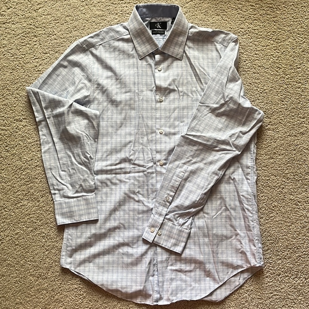 Men’s Calvin Klein Slim Fit Button Down Shirt
